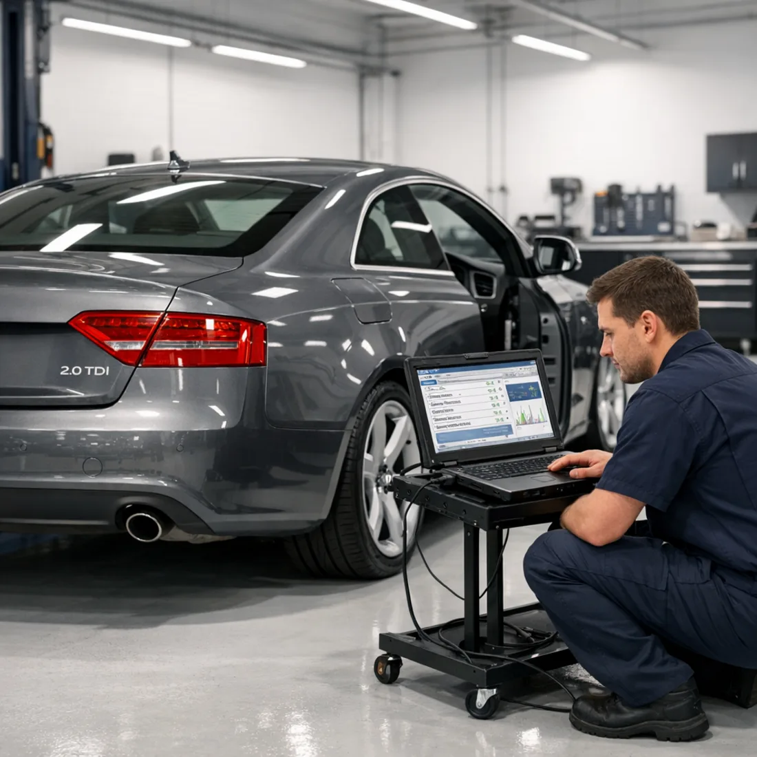 ODIS factory diagnostics on the A5 B8 2.0 TDI