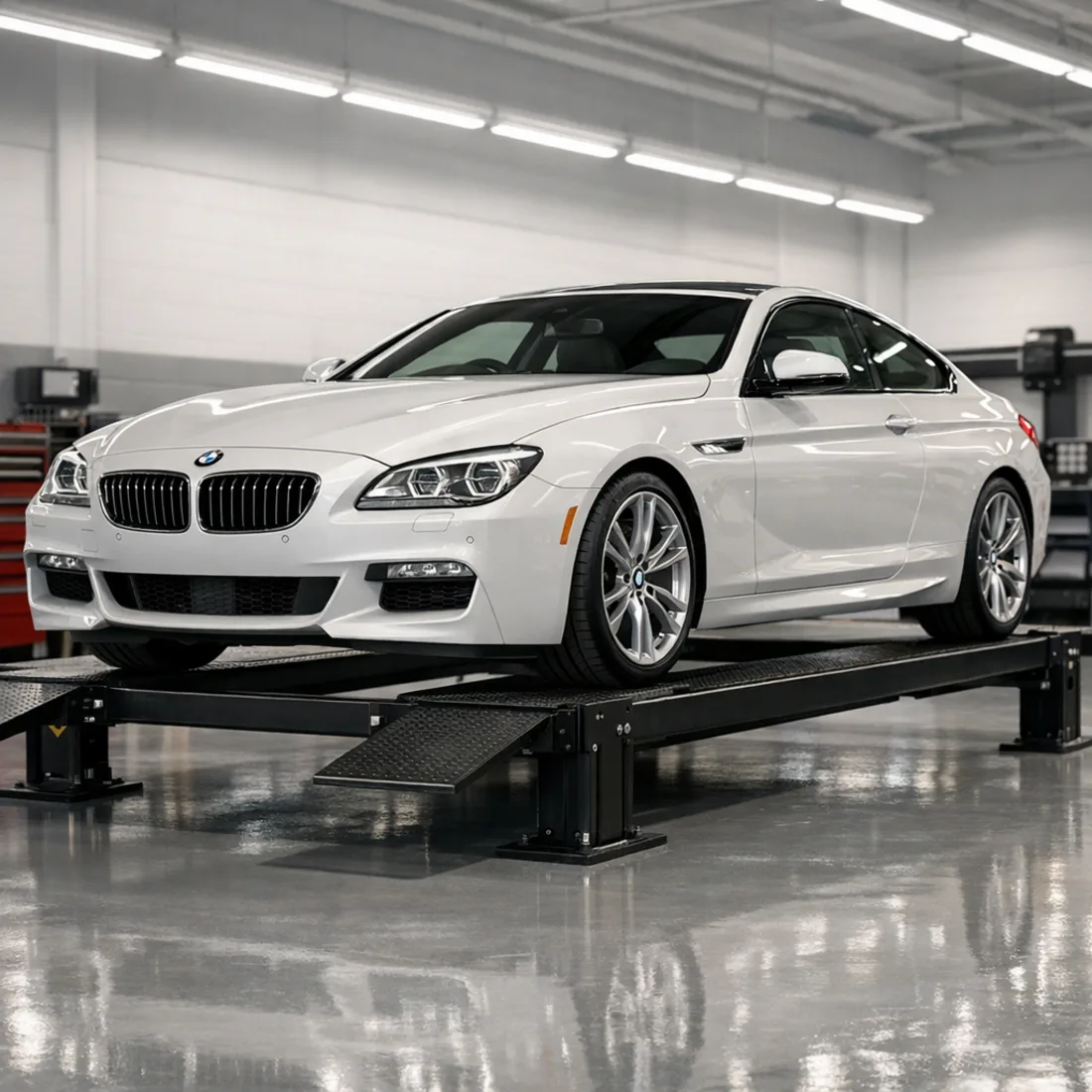 650i F13 on the hoist: pre purchase inspections for the F12/F13 family are a worthwhile investment