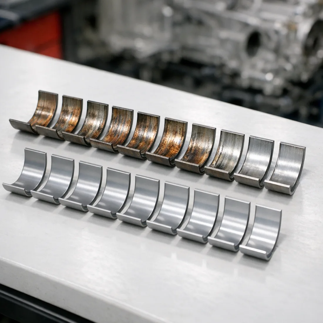 E90 M3: worn S65 rod bearing shells, the most costly consequence of stretched oil intervals