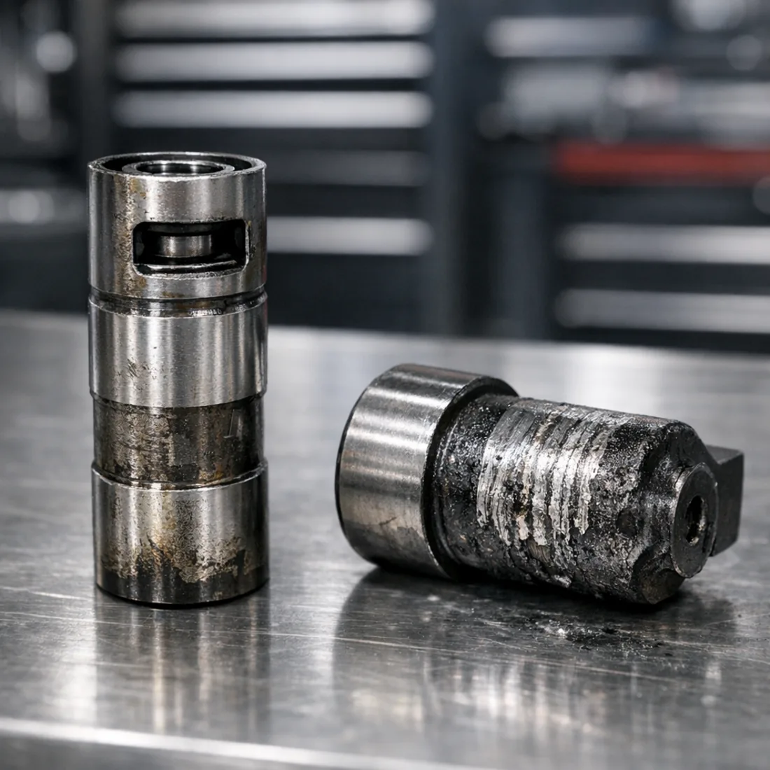 300C 5.7 Hemi V8: MDS lifter and camshaft lobe wear, the fault we see most often