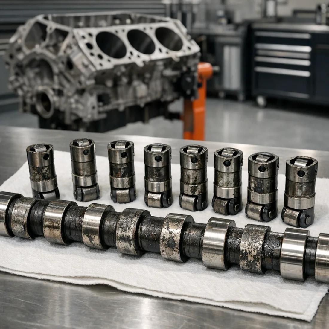 SRT 392: the MDS lifter and cam wear story, exactly the same as the standard 6.4 but arriving sooner on hard used cars