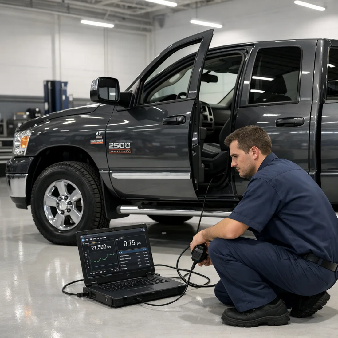 wiTECH factory diagnostics on the 6.7 Cummins, the only way to read this ECU accurately