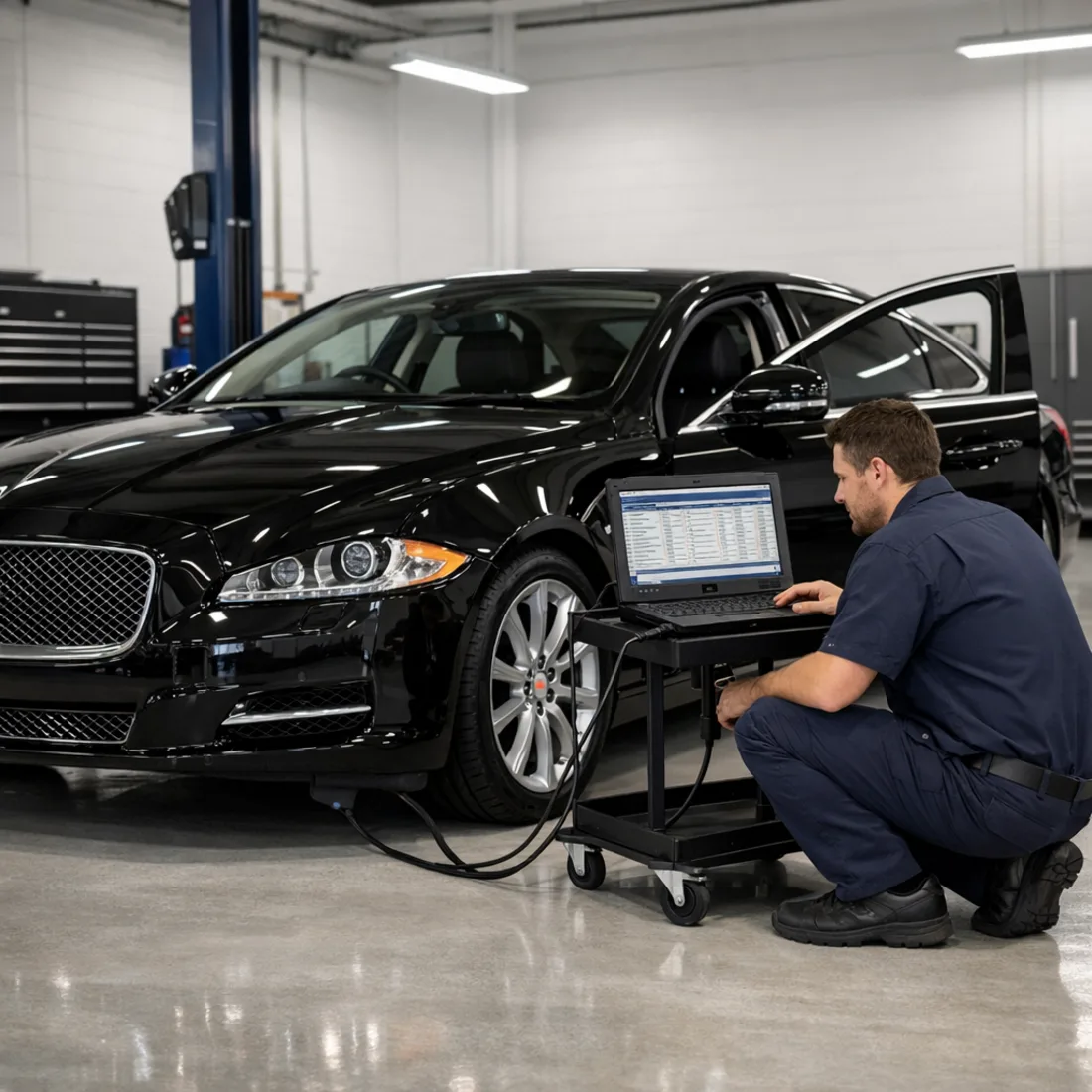 X351 5.0 V8: Jaguar SDD diagnostics on the factory platform, the only way to read these cars properly