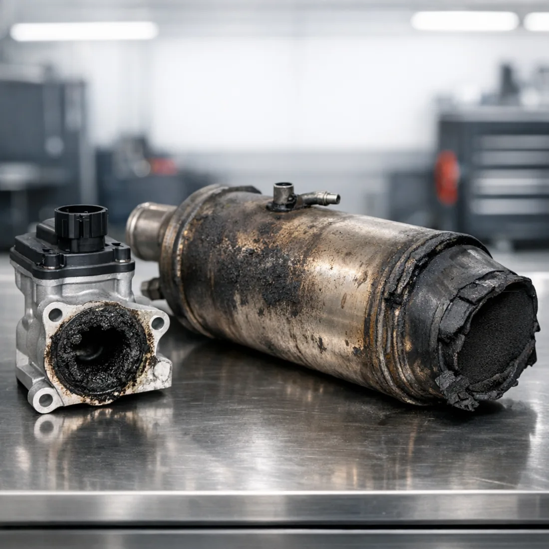 Evoque D165: EGR and DPF fouling from urban duty cycles is one of the most common finds
