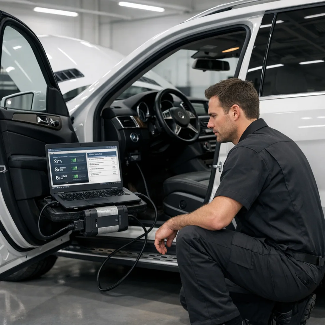 XENTRY diagnostics on the W166 ML 350 CDI