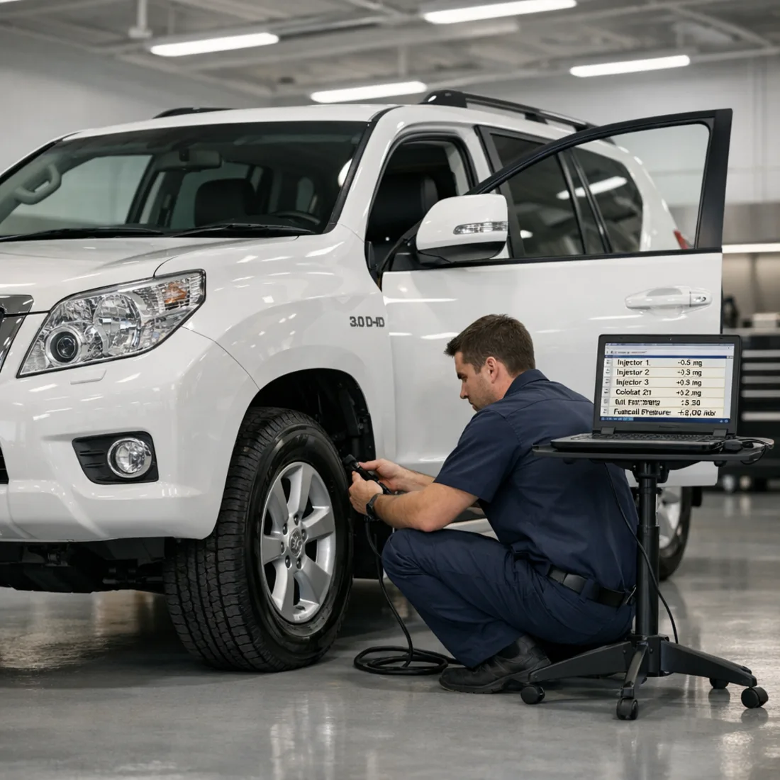 Toyota Techstream diagnostics, Land Cruiser 3.0 D-4D