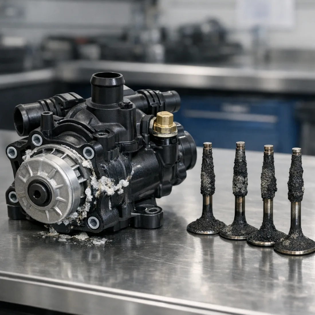 Golf 7.5 EA211: water pump and carbon coated intake valves, familiar issues even on the latest generation