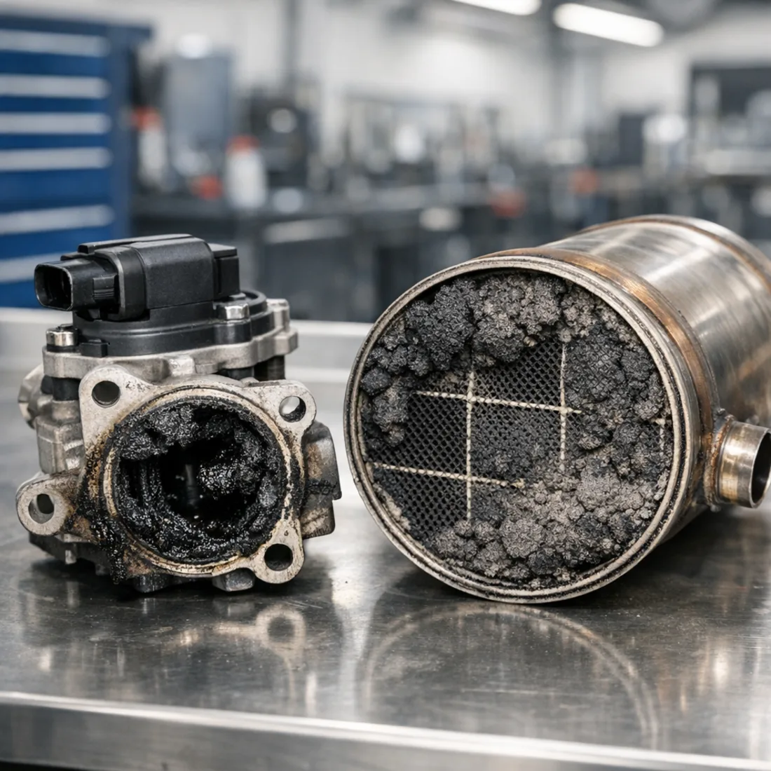 Polo 6C 1.4 TDI: clogged EGR valve and DPF are the most common diesel headaches we see
