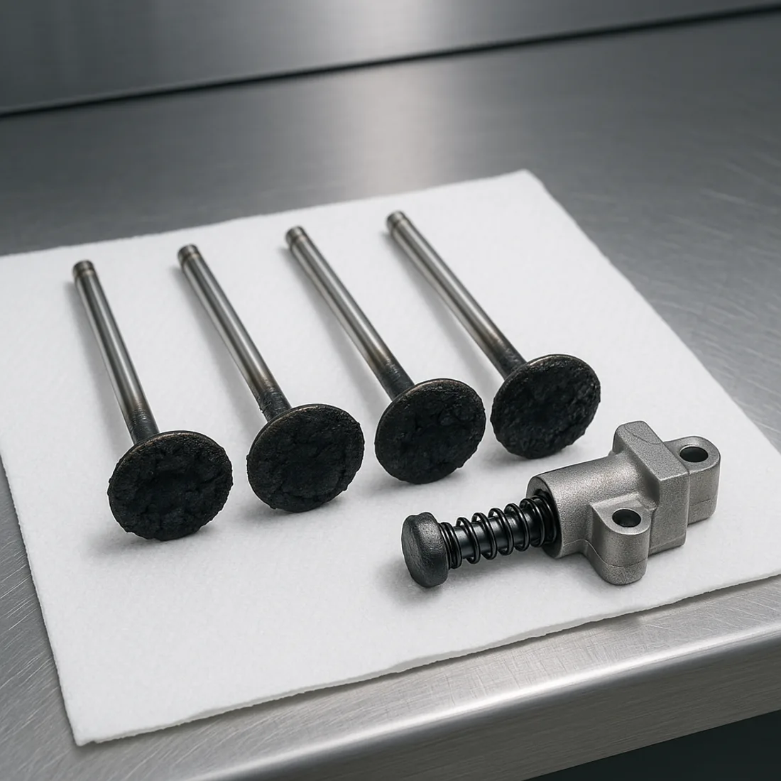 AW 1.5 TSI: carbon on EA211 evo intake valves and timing chain tensioner wear are the two things to watch