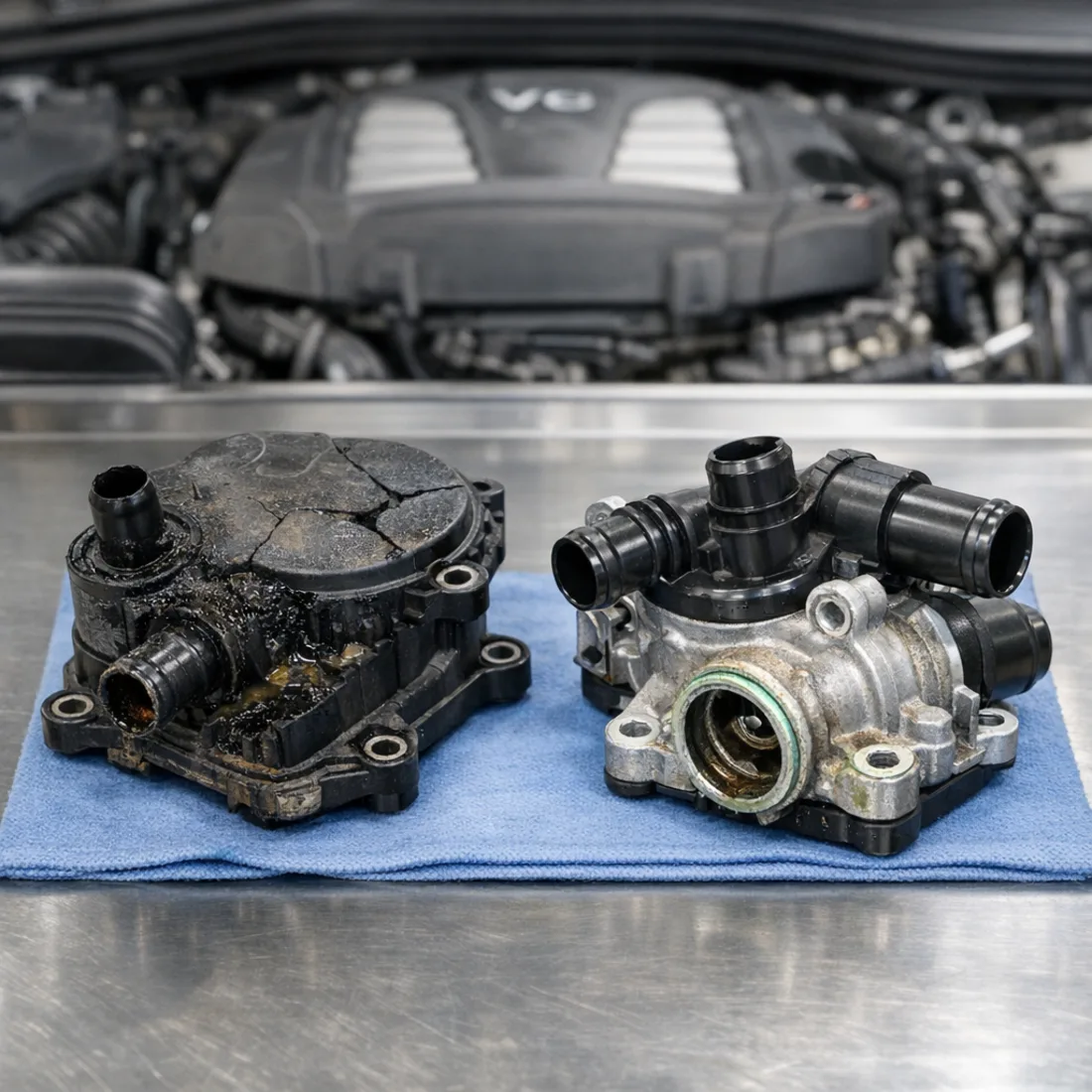 EA839 water pump and PCV components, common attention points on the third gen TSI