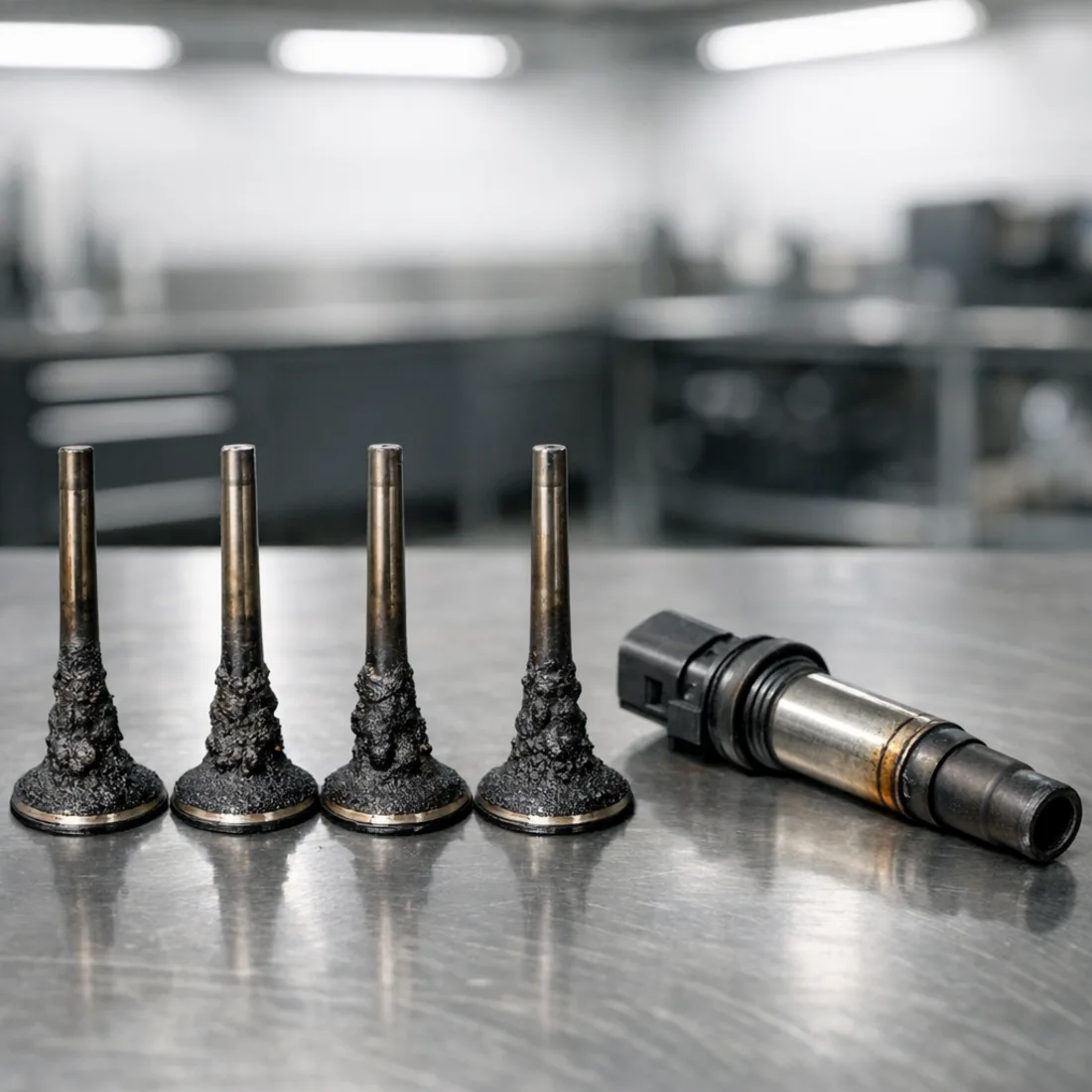 T6.1 1.5 TSI intake valve carbon deposits and coil pack wear, classic direct injection petrol issues