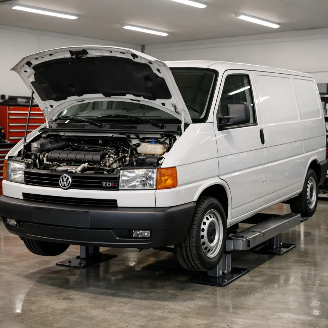 Every generation of Transporter gets the same hoist time and attention at our Penrose workshop