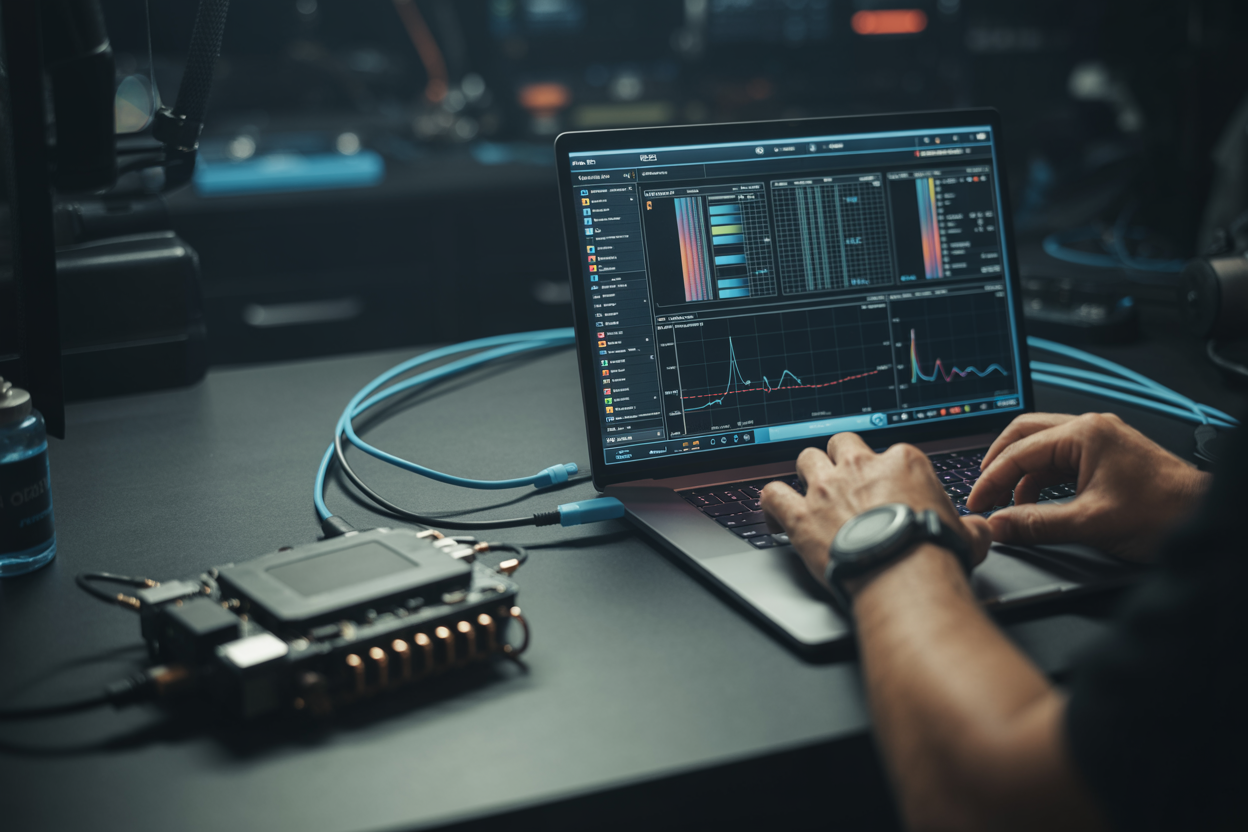 ECU tuning file service — calibration software and bench flash setup