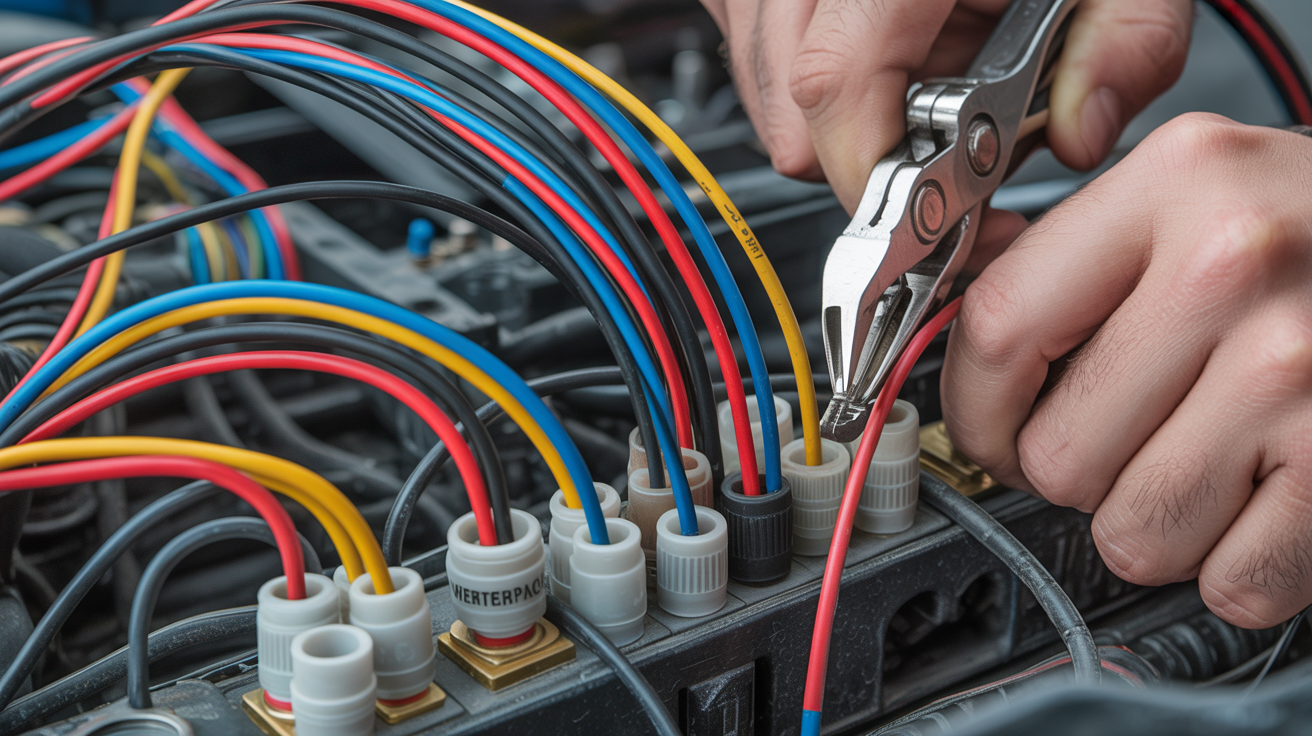 Automotive wiring harness repair and fault tracing