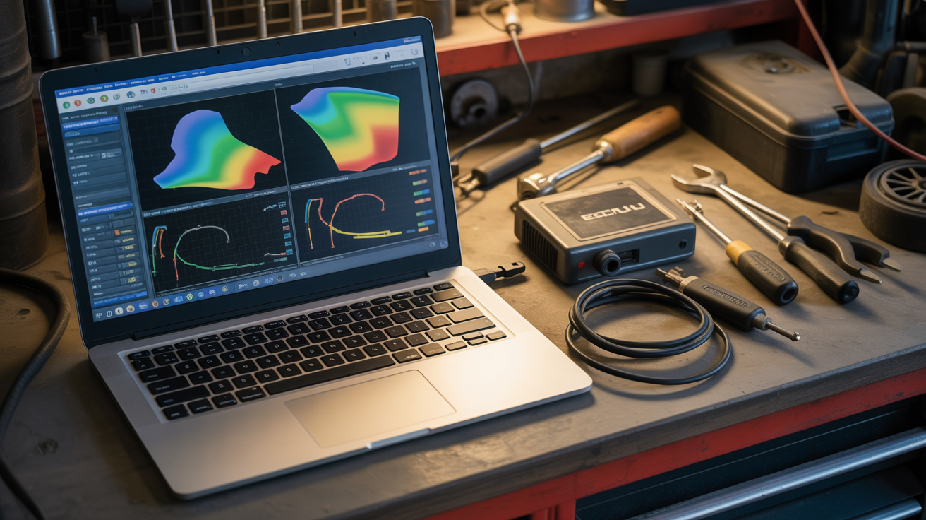 Laptop tuning session